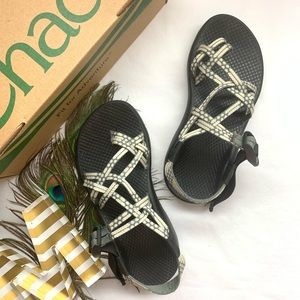 *Chacos - ZX/2 White & Gray Adjustable Sandals*